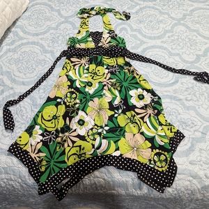 Speechless halter green floral dress